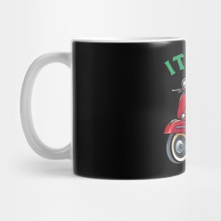 Italy Classic Vespa Scooter Moped Bike Retro Love Vintage Mug